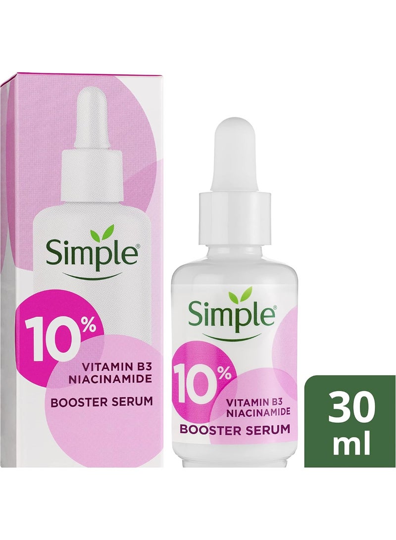 سمبل سيروم سيمبل المعزز بالنياسيناميد (فيتامين ب3) بتركيز 10%، منتج للعناية بالبشرة، مناسب لجميع أنواع البشرة، لتوحيد لون البشرة وملمسها، 30 مل - Image 1